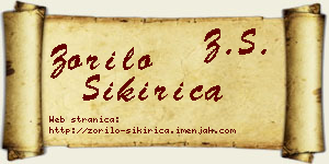 Zorilo Sikirica vizit kartica